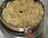 รูปขั้นตอนการทำที่ 5 ของ Fettuccine Carbonara