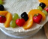Tort serowo- owocowy na Dzień Mamy krok przepisu 6 zdjęcie
