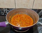 A picture of step 7 of PANEER MASALA.