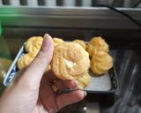 Hình bước làm 12 của món Bánh su kem vị custard & vị matcha