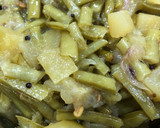 A picture of step 5 of Cluster bean curry with raw mango.