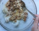 A picture of step 2 of Pecan-crusted chicken with honey mustard & mixed green apple salad.