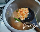 A picture of step 1 of Three Lentils Khatti Daal.