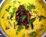 A picture of step 9 of Ladies finger mor kuzhambu.