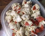 A picture of step 4 of Pizza monkey bread.