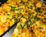 A picture of step 6 of Herby Prawn Pizza 🍤 🍕 🌿.