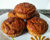 Foto del paso 6 de la receta: Muffins de manzana, avena y canela (sin harina y sin azúcar)
