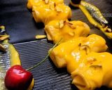 A picture of step 8 of Mango Malai Khandvi.