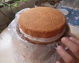 عکس مرحله 9 از دستور کیک تولد دو طبقه