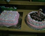 Foto langkah ke 9 dari resep Rainbow cake irit telur.