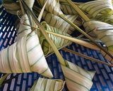 Gambar langkah 4 resipi Ketupat Palas.