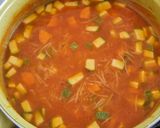 Foto del paso 8 de la receta: SOPA DE FIDEO CON TACOS DORADOS DE JAMÓN 🌮