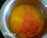 A picture of step 1 of Orange Tomato Cocktail.