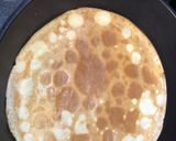 Hình bước làm 2 của món Bánh crepe cuốn trái cây