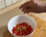 Foto del paso 3 de la receta Caballa marinada con picadillo fresco