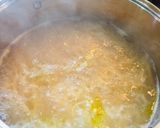 A picture of step 1 of Shrimp Linguine.