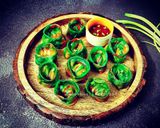 A picture of step 11 of Tri-colour Chicken Walnut Momos.