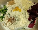A picture of step 2 of Healthy Beetroot Thepla.