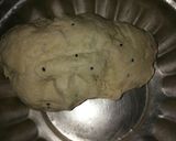 A picture of step 2 of Sattu kachori /chole.