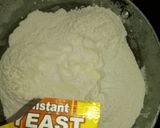 A picture of step 1 of Turkish Doner kabab pockets.