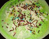 Foto langkah ke 4 dari resep (10.2) Martabak Pandan Tipis.