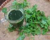 Nước rau má bước làm 4 hình