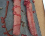 Foto del paso 3 de la receta: Salchichas y boquerones de Halloween