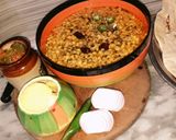 A picture of step 5 of Chany ki daal.