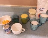 صورة لخطوة 1 من وصفة اسهل كيك برتقال بدون بيض