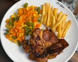 Foto langkah ke 7 dari resep Grilled Chicken with Mushroom Sauce.