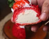 Foto langkah ke 14 dari resep Red Velvet Choux Au Craquelin.