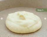 Foto langkah ke 5 dari resep Souffle Pancake Vla Hojicha.