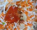 A picture of step 2 of Chinese pakoda.