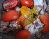 A picture of step 2 of Arvi gosht.