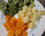 Foto del paso 1 de la receta Alubias con verduras
