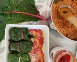 Foto del passaggio 4 della ricetta Involtini di bietole e riso alla parmigiana