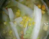 Foto langkah ke 5 dari resep Sawi putih Kuah segar jagung manis.