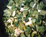A picture of step 2 of Sausage and bok choy II.