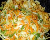 A picture of step 4 of Fajita Spaghetti.