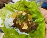 รูปขั้นตอนการทำที่ 2 ของ เมี่ยงหมูสามชั้นสไลด์