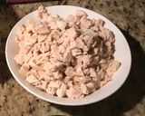 A picture of step 1 of Dandan noodles.