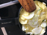 Tortilla de patatas con cebolla