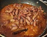 A picture of step 4 of Rajma Palak curry.