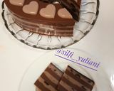 Foto langkah ke 6 dari resep Puding coklat oreo.