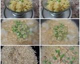 A picture of step 2 of Peas Daliya.