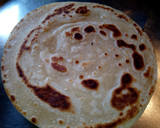 A picture of step 7 of CHAPATI#themechallenge#coconutchapatichallenge.