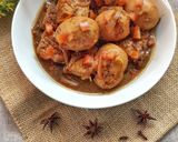 Foto langkah ke 6 dari resep Semur Telur Tahu Rempah.