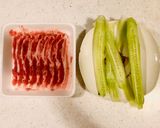小黃瓜豬肉捲的食譜步驟1照片