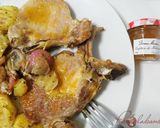 Foto del paso 8 de la receta Chuletas de cerdo al horno con glaseado de mermelada de melocotón y especias