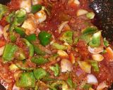 A picture of step 4 of Kadhai Paneer.
